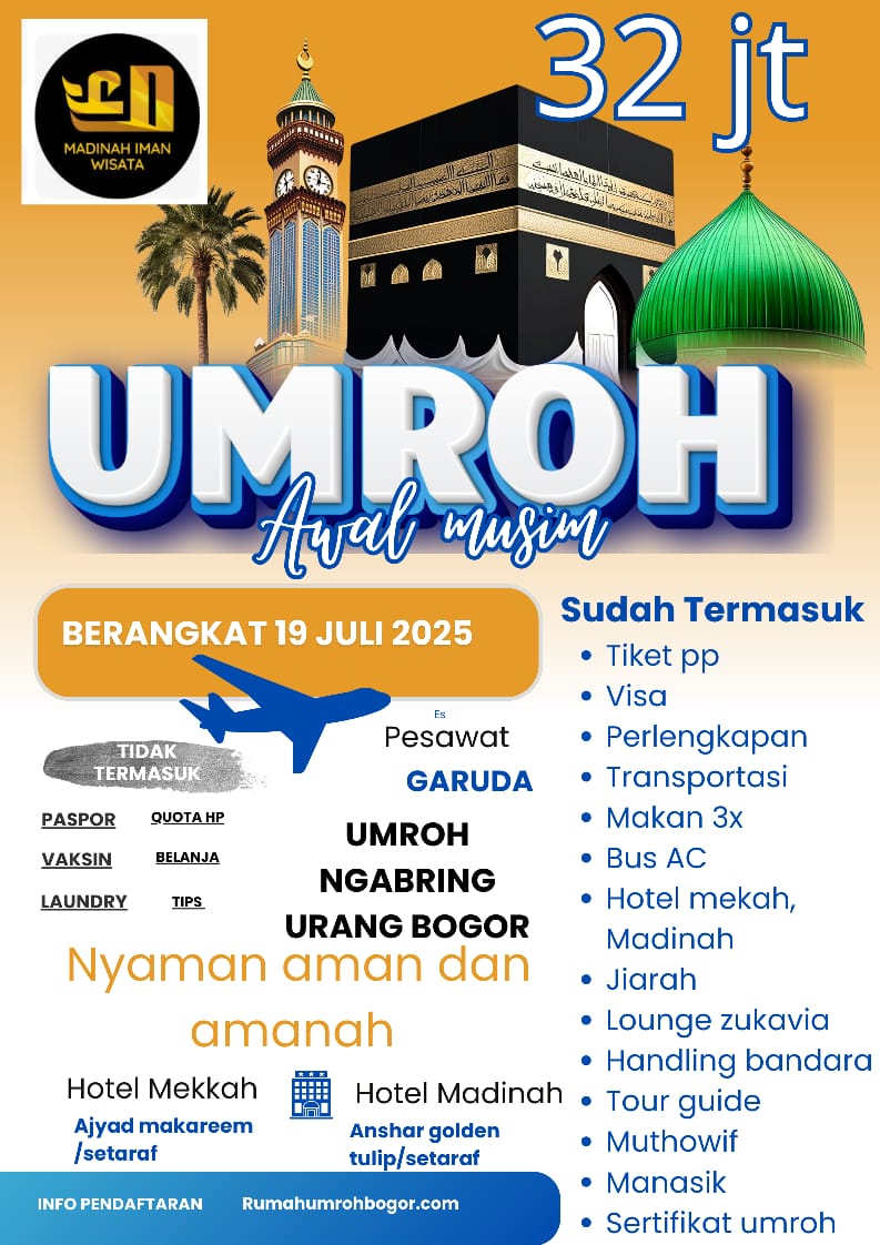 Rumah umroh Bogor PT. MADINAH IMAN WISATA