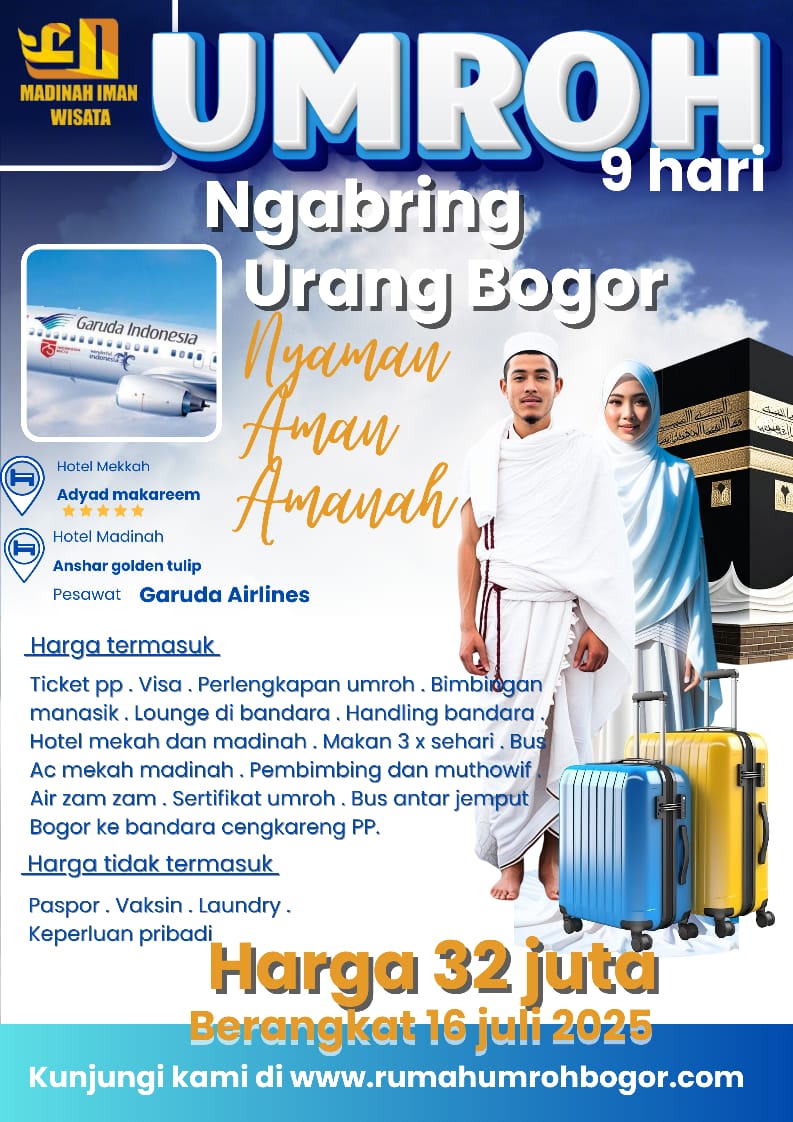 Rumah umroh Bogor PT. MADINAH IMAN WISATA