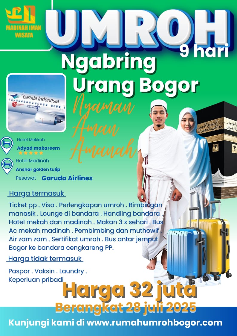Rumah umroh Bogor PT. MADINAH IMAN WISATA