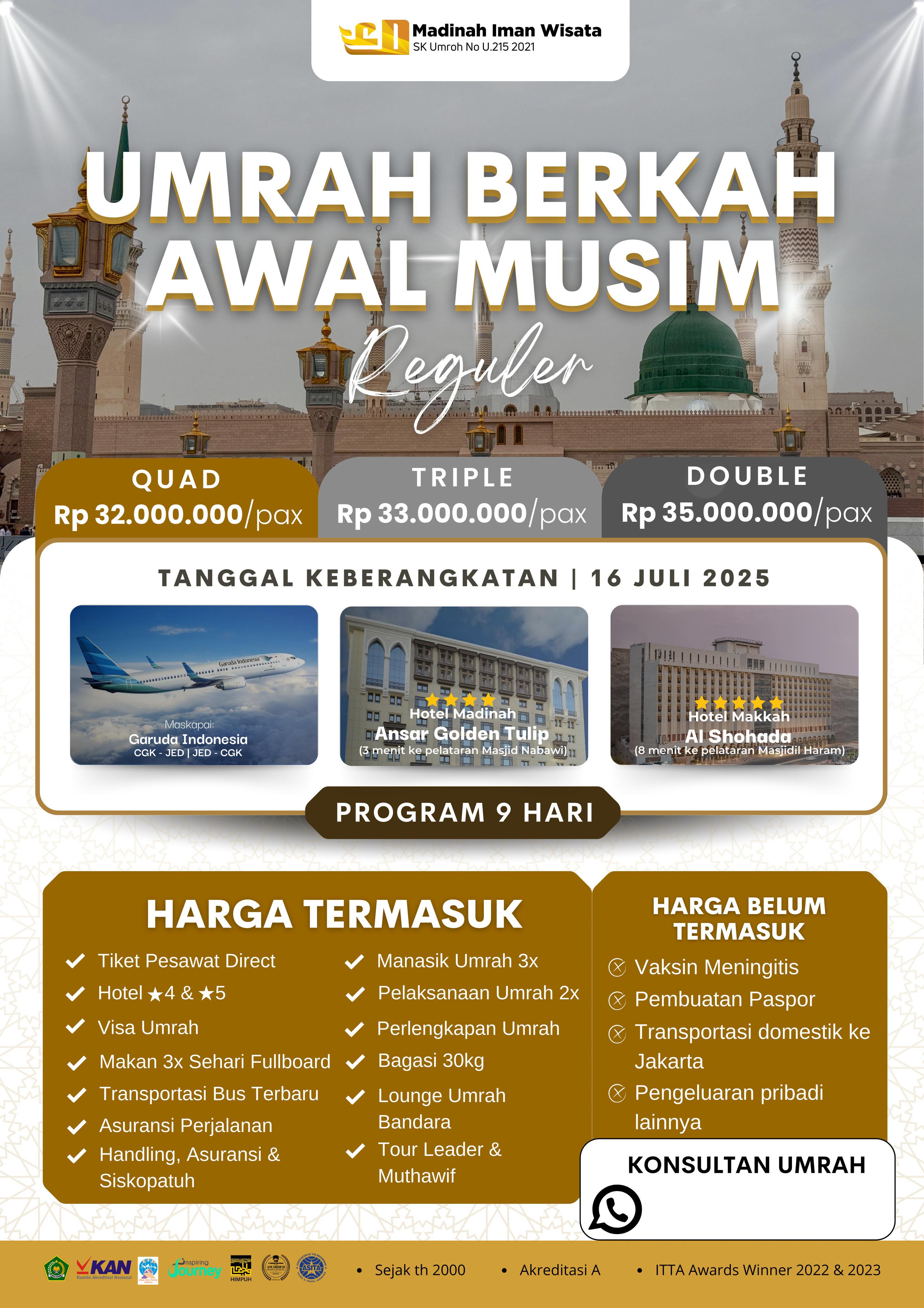 Rumah umroh Bogor PT. MADINAH IMAN WISATA