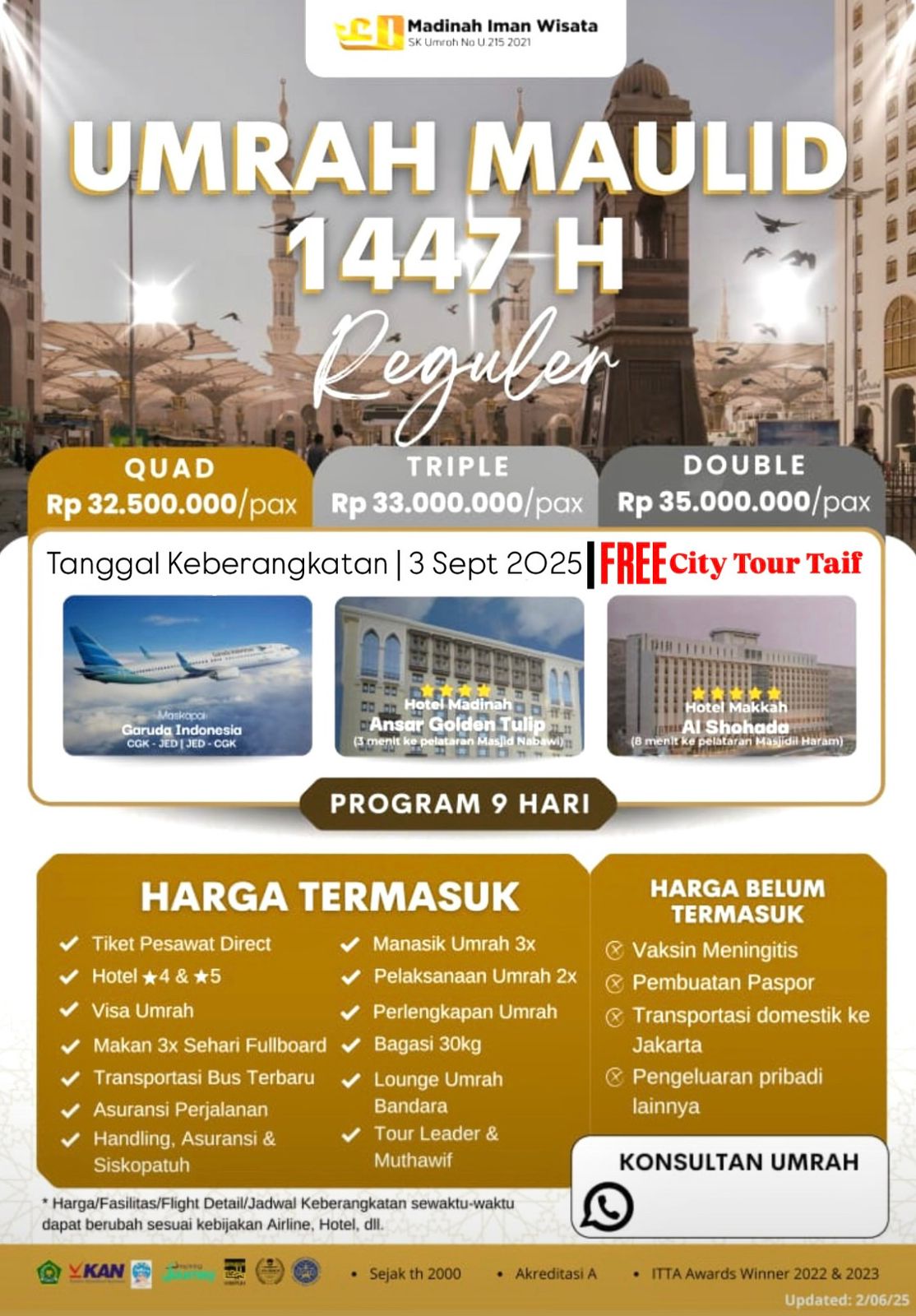 Rumah umroh Bogor PT. MADINAH IMAN WISATA