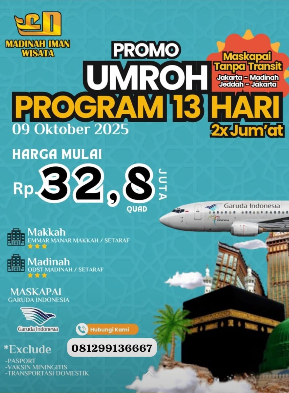 Rumah umroh Bogor PT. MADINAH IMAN WISATA