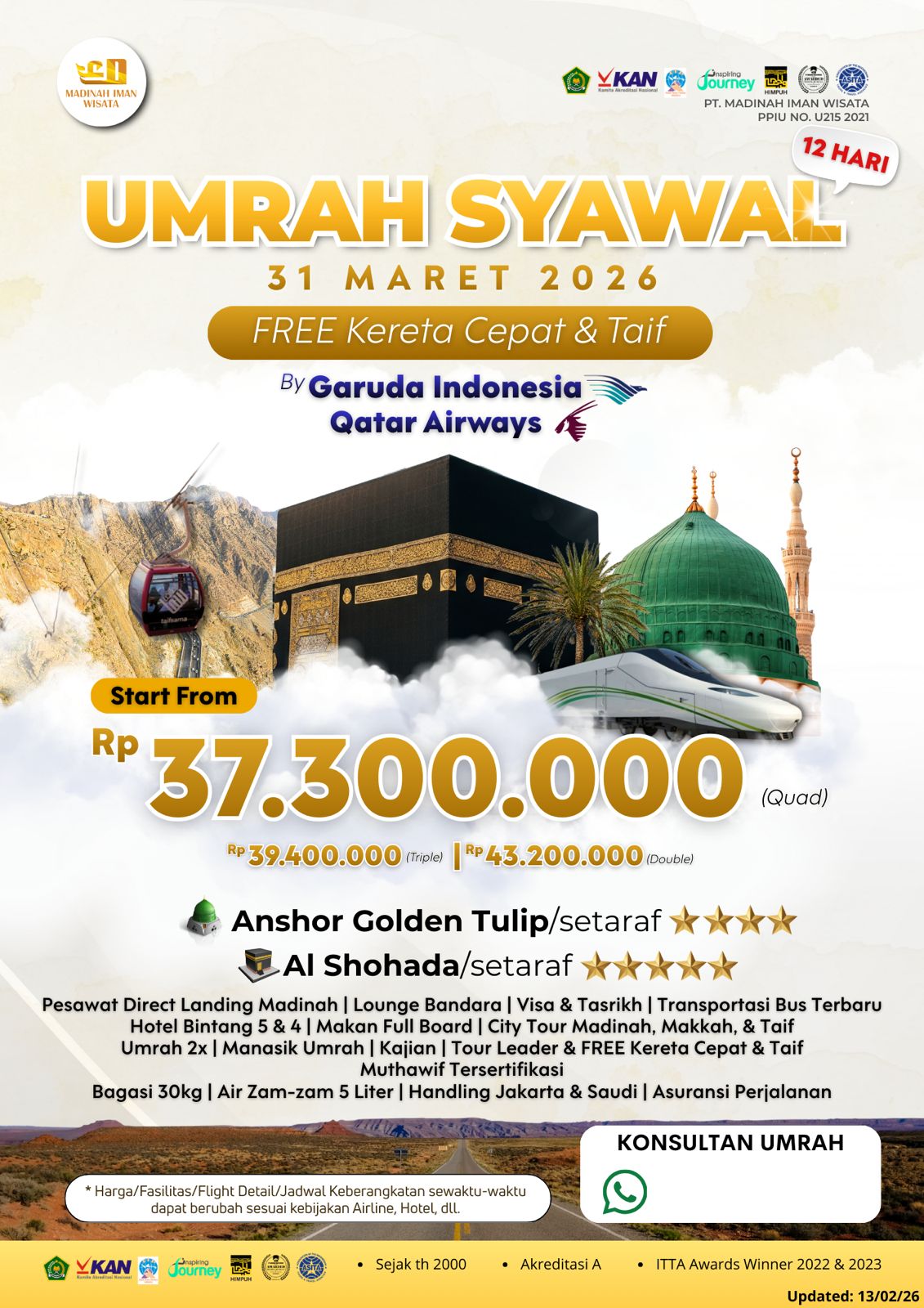 Rumah umroh Bogor PT. MADINAH IMAN WISATA