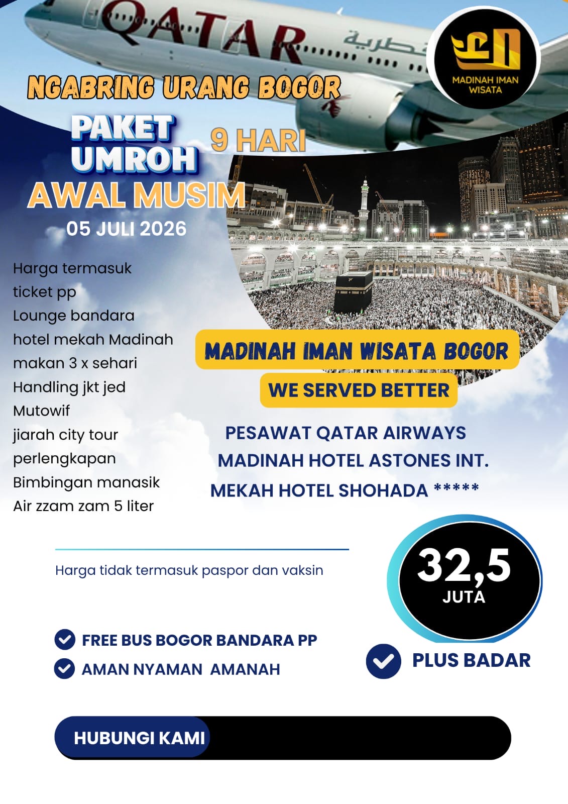 Rumah umroh Bogor PT. MADINAH IMAN WISATA